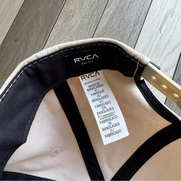 RVCA Benji SnapBack Hat Khaki | Mid Fit |Good Condition | - Picture 5 of 5